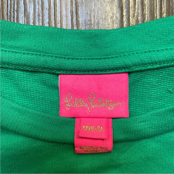 Lilly Pulitzer Mini Rami Festive Sweatshirt
Green Holiday Kids Med 6-7 yr Girls - Picture 4 of 11
